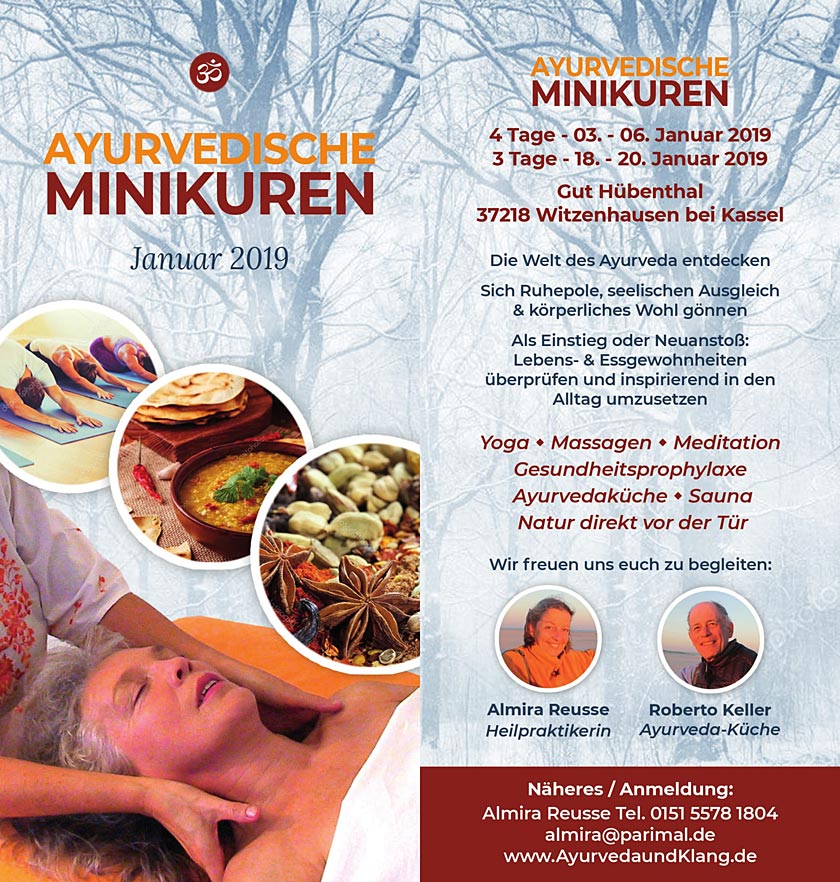 Ayurvedische Minikuren